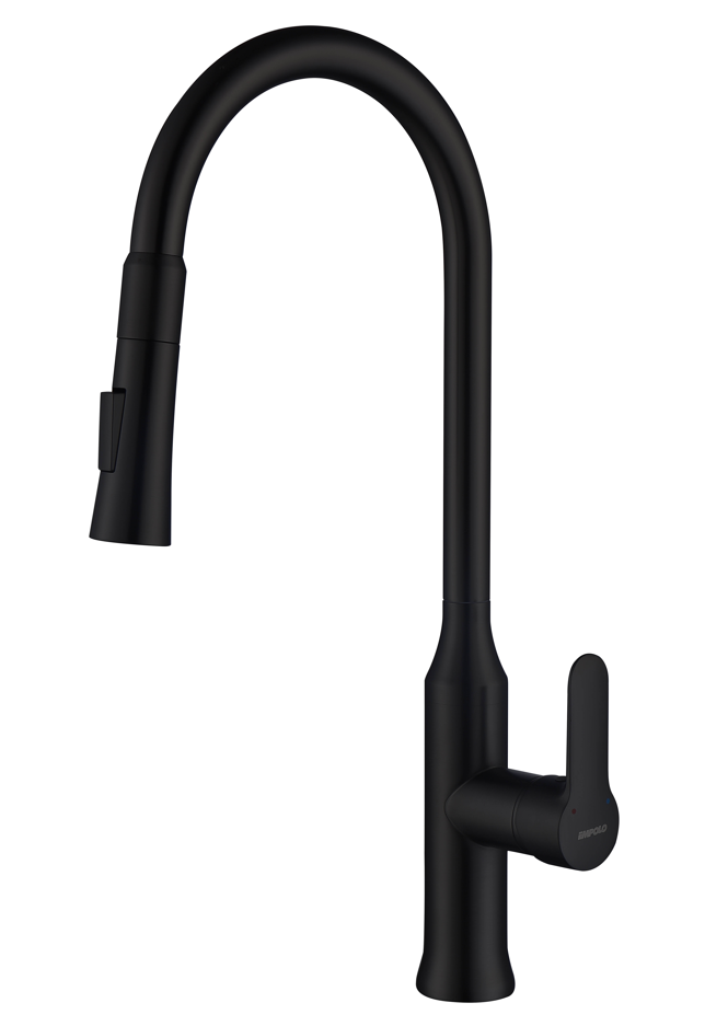 ProChef Spring Pull-Out Faucet Mixer Matt Black