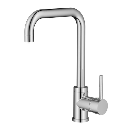 360° Swivel Brass Kitchen Faucet Chrome